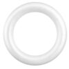 TEHAUX White Foam Circle Wreath Ring for DIY Crafts, Easy to Store and Can be Fixed, for Party Decorations and Craft Painting Projects