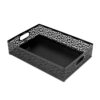 TekkPerry Desk Drawer Organizer Tray,A4 Mesh Metal File Basket Desktop Paper/Letter Tray for Office Home Makeup Vanity Organizing