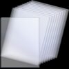 Teling 10 Pcs 8.5 x 11 Inch Rigid Sheet Protectors, Clear Plastic Document Sleeves, Hard Document Holder, Birth Certificate Protector Certificate Holder Clear Paper Protector for Important Documents