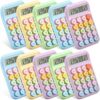 Tellegloww 10 Pack Cute Calculator Bulk with Big Buttons Includes Battery