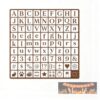 Template Letter Letter Stencils for Painting 2 Inches Drawing Template Kit