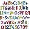 Tenare 134 Pieces 5 Inch Bulletin Board Letters Alphabet Numbers Combo Set Back to School Letter Cutouts for Bulletin Board Display Home Decor(Novelty Rainbow Color)