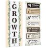 Tenare Mindset Posters Bulletin Board Set Motivational Change Your Mindset Posters Positive Sayings Inspirational Classroom Decoration for Teacher Students School (Eucalyptus)
