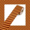 Tenceur 120 ft Brown Yellow Bulletin Board Borders 2.76 Inch Colorful Striped Classroom Border Trim Rolled Bulletin Board Decorations for Back to School Classroom School Office Home Chalkboard Decor