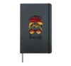 Tenerife Girl, Spanish Flag Spain Hardcover Journal, Black