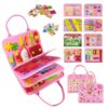TenFans Busy Board for Toddlers 3+ Years Old, Montessori Sensory Toy