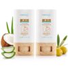 Terranature Facial Sunscreen Stick SPF 50+ Travel Size 15g, 2 Pack