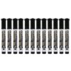 Tertioi 12X Recyclable Oil Markers with Ergonomic Design for Glass Metal Wood and Others Liquid Toner Marker
