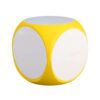 Tertioi Block 4x4Inch Write on Wipe Off Multipurpose Educational Dice Cube White Boards Dice Cube for Board Games