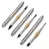 TesRhino 3Pcs Dual-Tip Travel Watercolor Brushes, Premium Synthetic Squirrel Pocket Paint Brush Set, Portable Art Supplies for Plein Air, Gouache