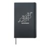 Testosterone Red Pill Masculinity Gym Bodybuilder Hardcover Journal, Black