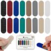 Textured Sensory Stickers for Kids & Adults – 16PC Adhesive Calm Strips for Anxiety, ADHD & Stress Relief – Quiet Fidget Toys for Work, Office, Desk, Gift Classroom Must Haves & School Supplies