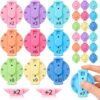 Teyva Daily 27 Pcs Math Fidget Spinners Multiplication Division Game Fidget Toys for Kids Math Games Spinners Sensory Focus Stress Relief for Home School Grade Must Haves Classroom Prizes
