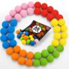 Teyva Daily 48 Pcs Soft Foam Balls Bulk, Lightweight 2.4 Inch Mini Assorted Colors Sponge Foam Balls with Storage Bag Safe Indoor Play Toy for Birthday Party Favors, Goodie Bag Filler Gifts