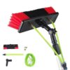 TGBHM Extendable Window Cleaning Kit - Water Fed Telescopic Pole & Brush for Solar Panels - Efficient Window & Solar Panel Cleaning Equipment,55Cm Brush Head-9M/30Ft