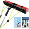 TGBHM Telescopic Window Cleaning Brush Kit with Water Fed System - Extendable Pole for Solar Panel and Household Glass Maintenance