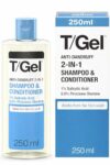 T/Gel 2 in 1 Anti-Dandruff Shampoo and Conditioner 250ml | with Salicylic acid 1% | 1 PACK