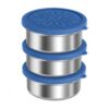 TGXURO Stainless Steel Food Storage Containers with Lids 300ml Airtight Lunch Containers for AdultsSilicone Cover for Salad Fruit & Meal Prep