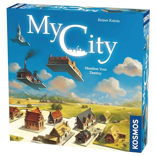 Thames & Kosmos My City | Family – Friendly | Legacy Board Game | Kosmos Games | 2 to 4 Players | Ages 10 and Up | Award Winning Designer Reiner Knizia , Blue