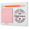 Thank You Appreciation Gifts – Inspirational Desk Organizer "Never Forget The Difference You've Made" for Farewell, Retirement, Recognition – Desk White Note Pad Holder XBCT5