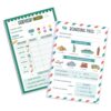 Thboxes 2 Pack Kids Pretend Play Notepads, Boarding Pass & Report Card Set
