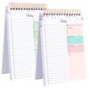 Thboxes 2 Pack To Do List Notepad, A5 Undated Daily Planner Task Checklist