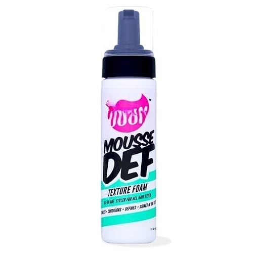 The-Douxs Lightweight volumizing and texturizing styling mousse that enhances shine, defines curls, controls frizz, and provides long-lasting flexible hold for all hair types 7 fl oz, pack of 1