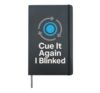 Theater Tech Crew Stage Technician Sound Lighting Gift Hardcover Journal, Black