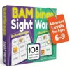 THE BAMBINO TREE Sight Word Bingo Game Level 3 & 4 - Learn to Read Vocabulary for 1st 2nd 3rd Grade Kids - Dolch's Fry's Site Words Reading Game