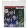 The Beadery Holiday Beaded Ornament Kit, Snow Crystal Danglers, 4" by 2" Makes 8