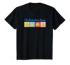 The Berenstain Bears Family Portrait Grid Illustrated Series T-Shirt, Youth, Black, 2T