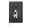 The crazy Catahoula is Mine Cartoon Pet Leopard Dog Breed Hardcover Journal, Black