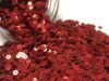 The Design Cart 4 mm Maroon Brown Circular Plastic Sequins Pack of 1000 Gram