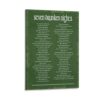 The Dubliners Seven Drunken Nights Lyrics Art Poster Canvas Print Decoration for Office, Bedroom, Living Room Wall Art, Aesthetic 12x16 inch