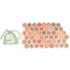 THE Freckled FROG-FF2999 Matching Pairs - Alphabet - Set of 52 - Ages 2+ - Wooden Memory Game for Preschoolers and Elementary Kids - Match Uppercase and Lowercase - Teach Letters, Words and Colors