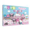 The Game of Life: Hello Kitty and Friends Board Game, Collect Apples and Buy Bows on The Way to The Ultimate Party, Play as Hello Kitty, Kuromi, & More, Officially Licensed Collectible & Merchandise