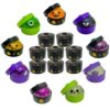 The Halloween Bao Squishy-Glitter Ghostie Pumpkin Stress Balls Set with Steamer,Slow Rise Sensory Fidget Squishy for Teen,Random 8 of 9 Color Steamer Box Halloween Basket Stuffer Party Favor for Adult