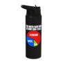 The Math Said Fold Poker Player Chart Stainless Steel Insulated Water Bottle