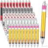 Thenshop 50 Pcs Back to School Pens Bulk Thank You Best Teachers' Day Gel Ink Ballpoint Pens Inspirational Graduation Theme Party Favors Appreciation Gifts for Office School Work