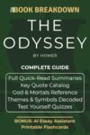 The Odyssey: A Book Breakdown Study Guide: Quick-Read Summaries, Odysseus and Penelope Analysis, Themes & Symbols Decoded, and the PEAC Essay Framework