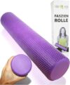 The Original Body Roller - High Density Foam Roller Massager for Deep Tissue Massage of The Back and Leg Muscles - Self Myofascial Release of Painful Trigger Point Muscle Adhesions - 13" Blue