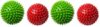 Therapist's Choice® Pack of 4 Spiky Massage Balls, Hard & Soft Combo, Stress Reflexology, Porcupine Sensory Ball Set