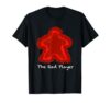 The Red Player Meeple Board Gamer Tabletop T-Shirt