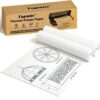 Thermal Printer Paper 8.5 x 11 Inch, US Letter Size Quick-Dry Thermal Printing Paper Rolls, Thermal Paper Compatible with M08F-Letter, M832, M834, MT800, MT800Q Portable Printer, 50 sheets / 2 Rolls