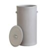Thermily 126L Laundry Basket with Lid, Laundry Hamper, Laundry Room, Gray
