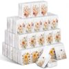 Therwen 100 Pack Fall Pocket Tissues Packs Travel Size Bulk Halloween Thanksgiving Autumn Party Gift Favors Bulk 1000 Sheet Mini Tissues Individual Pocket Giveaways Goodie Bag Stuffers (Thanksgiving)