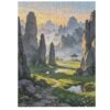 The Spectacular Scenery of China Wooden Puzzle 3D Puzzle for Adults Family Puzzle Game Custom Jigsaw Puzzle Wall Art Jigsaw Puzzle 200 PCS