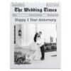 The Wedding Times - Personalized Photo Building Brick, Happy Anniversary Building Brick Puzzle, Newspaper Theme Decor, Birthday Gift for Him Her, Anniversary Heartfelt Keepsakes for Couples (2)