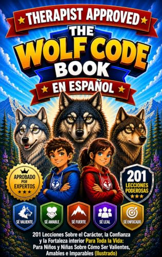 The Wolf Code Book en Español: 201 Lecciones Sobre el Carácter, la Confianza y la Fortaleza interior Para Toda la Vida: Para Niños y Niñas Sobre Cómo Ser ... e Imparables (Ilustrado) (Spanish Edition)