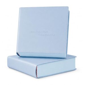 Thickened Color Brick Notebook, A5 720 Pages Hardcover Journal with PU Leather Cover, 80GSM Ink-Resistant Paper, Ribbon Bookmark & Elastic Pen Holder, Cute Diary Planner for Notes, Lists (Blue)
